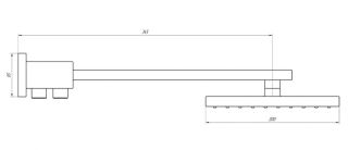 Верхний душ Paini Milano 50CR759TCASQET9 20см хром